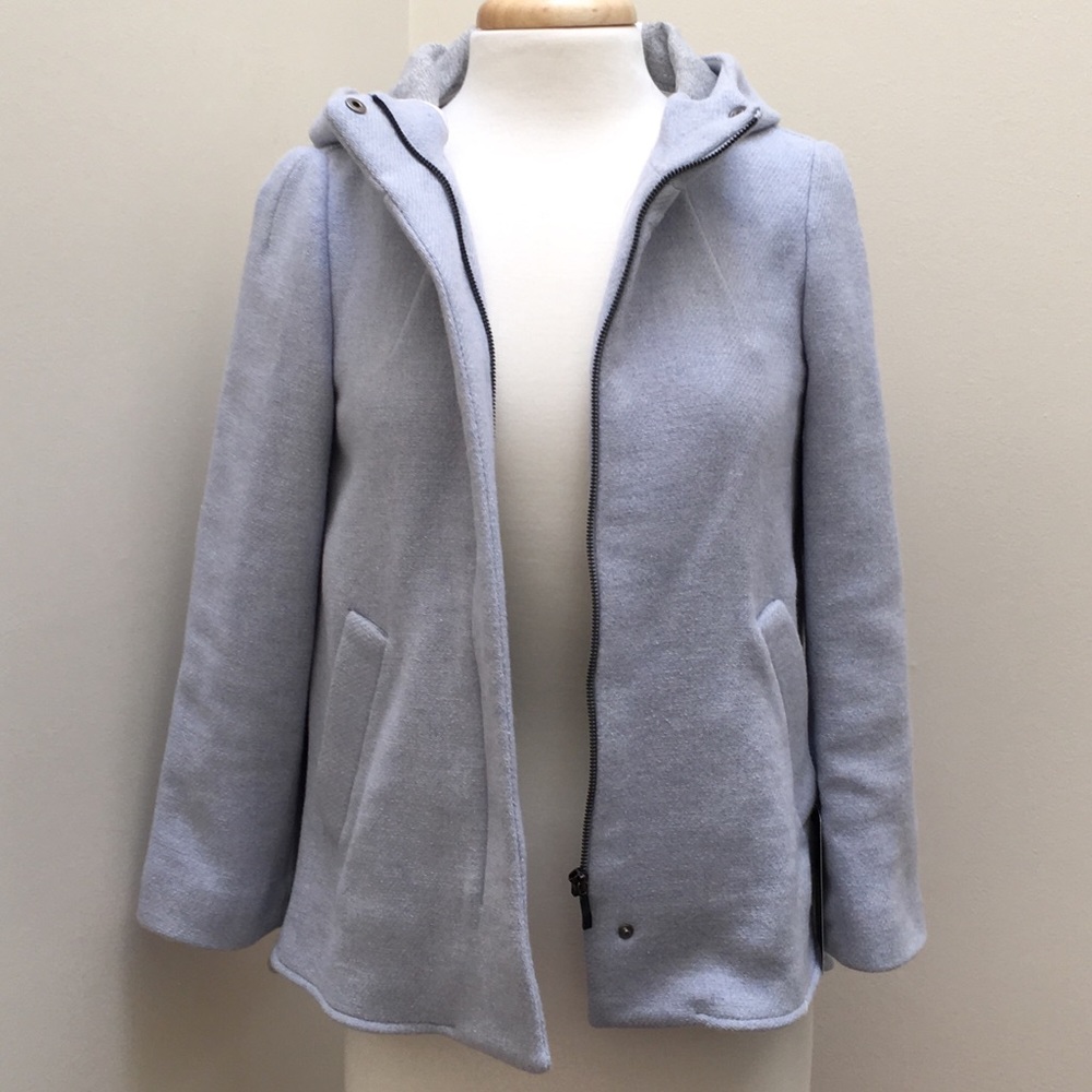 Zara Zip-Up Hooded Jacket - Picture 5 of 8